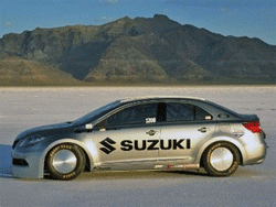 Инженеры Suzuki впервые разогнали седан Kizashi до 320 км/ч